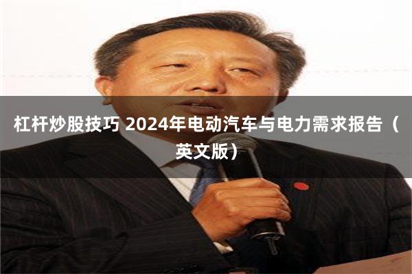 杠杆炒股技巧 2024年电动汽车与电力需求报告（英文版）