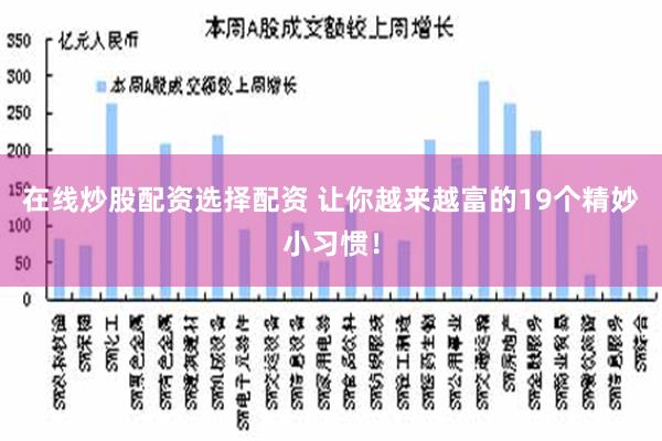 在线炒股配资选择配资 让你越来越富的19个精妙小习惯！