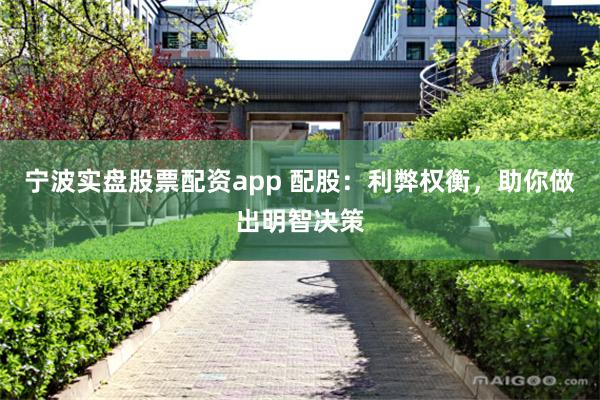 宁波实盘股票配资app 配股：利弊权衡，助你做出明智决策