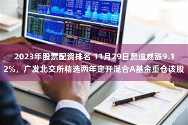 2023年股票配资排名 11月29日奥迪威涨9.12%，广发北交所精选两年定开混合A基金重仓该股