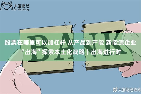 股票在哪里可以加杠杆 从产品到产能 新能源企业“出海”探索本土化战略｜出海进行时